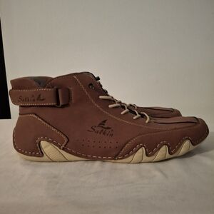 Salkin Two-tone Brown And Tan Men's Athletic Shoes
